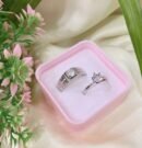Onyx Stainless Steel Couple Rings