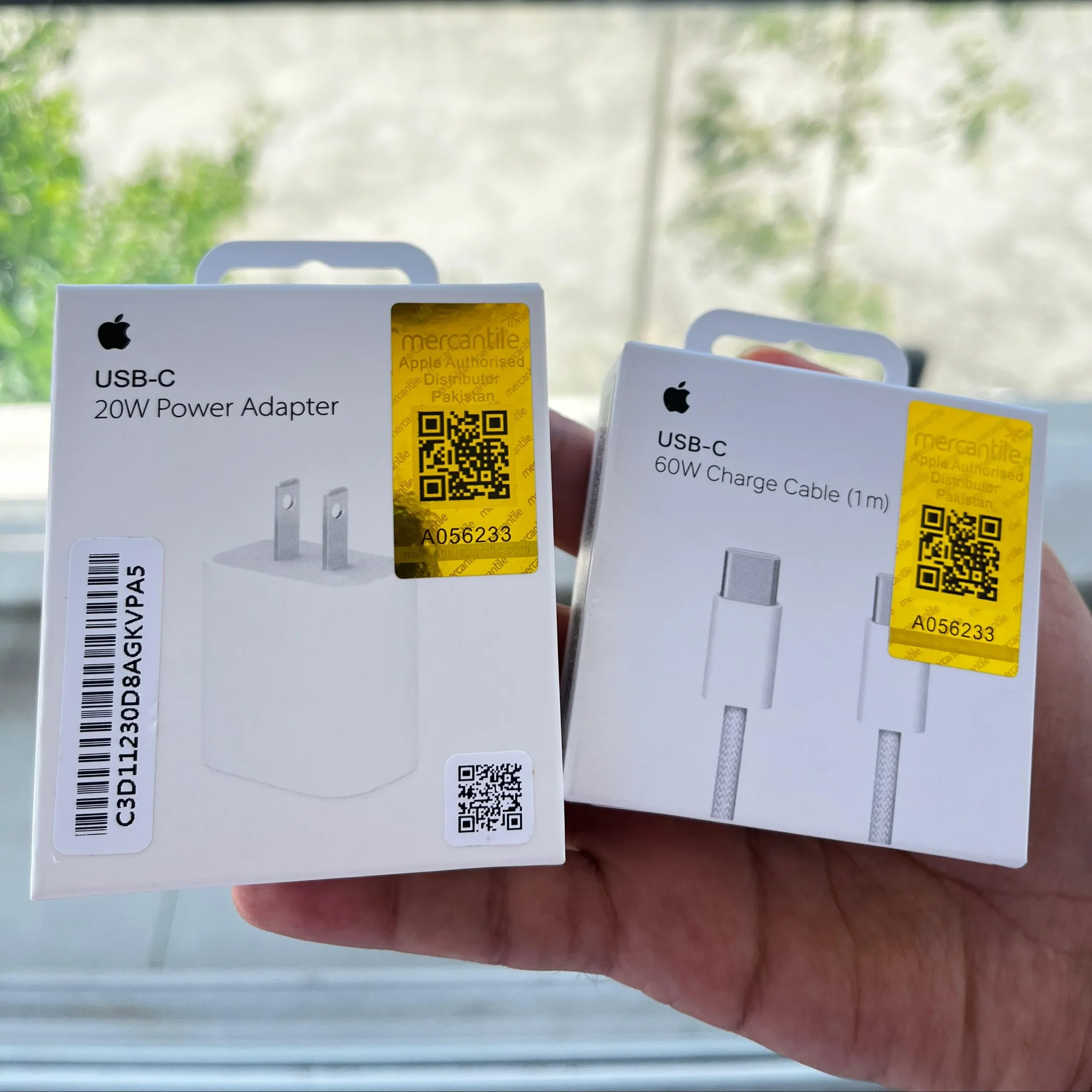 Apple 2-Pin 20W USB-C Power Adapter Pakistan with FREE Cable