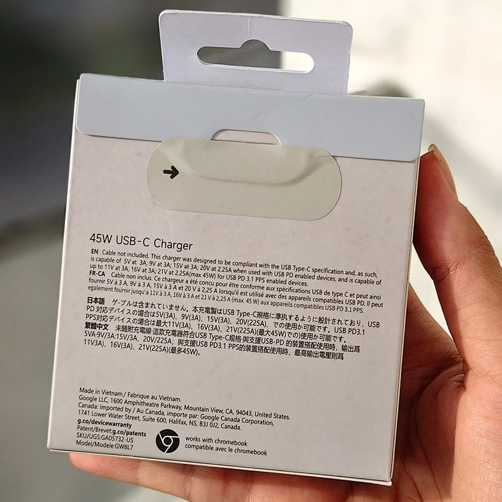 Google 45W USB-C Fast Charger — US or EU Plug - Image 7